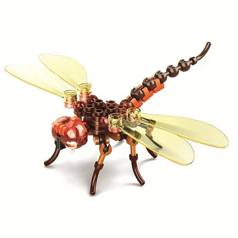 6 Styles Insect Building Blocks Set