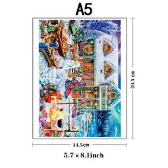 Winter Snow Wooden Jigsaw Puzzles Animals Shaped - Perfect Holiday Gift