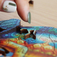 Chameleon Wooden Puzzle Adults Children