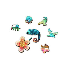 Chameleon Wooden Puzzle Adults Children