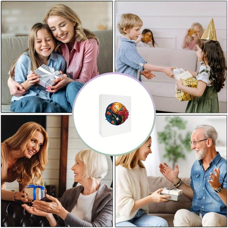 Yin Yang Fish Wooden Jigsaw Puzzle - Maternal Love - Adult Gift
