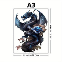 Wooden Flying Dragon Animal Puzzle