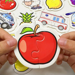 Recognition Word Matching Puzzles Set