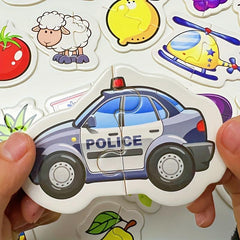 Recognition Word Matching Puzzles Set