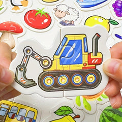 Recognition Word Matching Puzzles Set