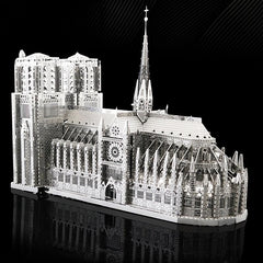 Notre Dame Cathedral 3D Metal Puzzle for Kids