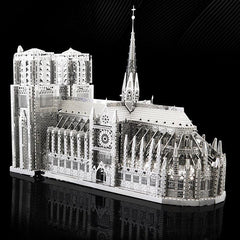 Notre Dame Cathedral 3D Metal Puzzle for Kids