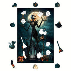 Skull Wooden Jigsaw Puzzles Special Shaped Animal Jigsaw Puzzles For Adults
