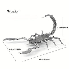 3D Metal Puzzle Insect Series - Butterfly Dragonfly Scorpion Mantis Spider