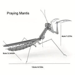 3D Metal Puzzle Insect Series - Butterfly Dragonfly Scorpion Mantis Spider