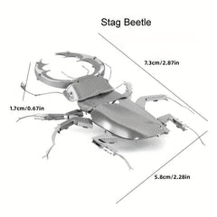 3D Metal Puzzle Insect Series - Butterfly Dragonfly Scorpion Mantis Spider