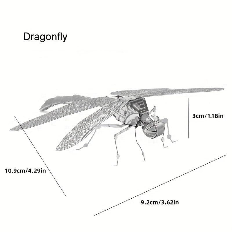 3D Metal Puzzle Insect Series - Butterfly Dragonfly Scorpion Mantis Spider