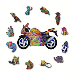 Wooden Animal Puzzles Fine Toys Christmas Gift for Kids and Adult