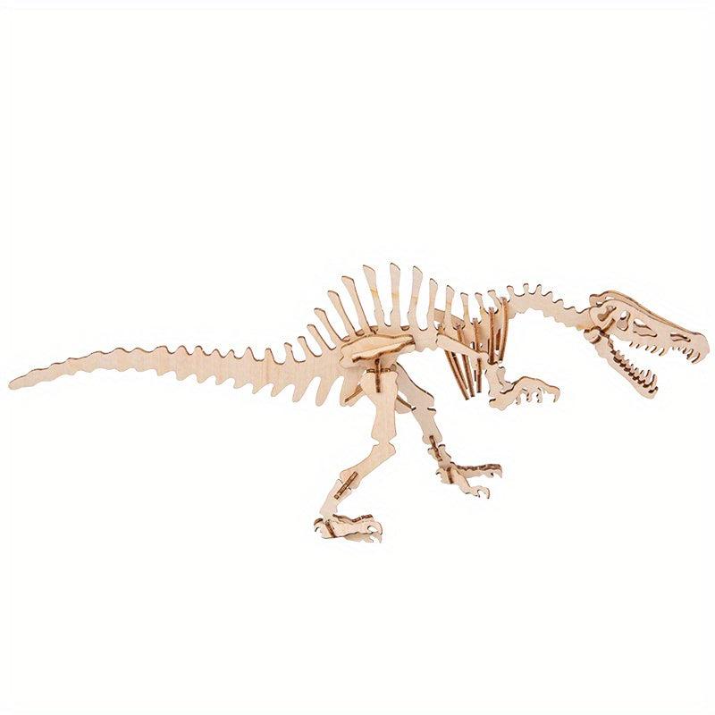 Dino Skeleton 3D Jigsaw Puzzle Educational Spelling Toy