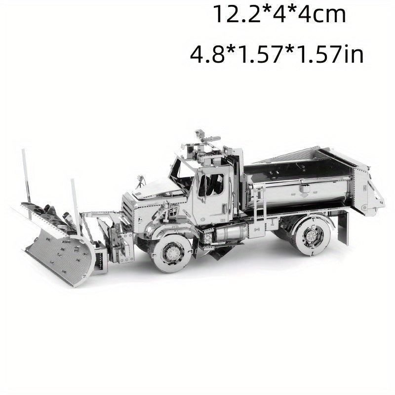Metal Toy Car Model 3D Puzzle Truck Game