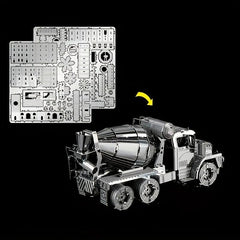 Metal Toy Car Model 3D Puzzle Truck Game