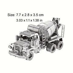 Metal Toy Car Model 3D Puzzle Truck Game
