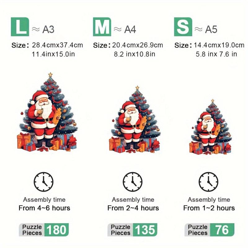 Christmas Animal Puzzle For Adults - Difficult Intelligence Toy