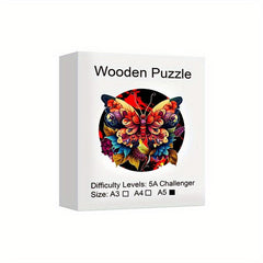 Butterfly Wooden Puzzle Christmas Halloween Family Fun Games