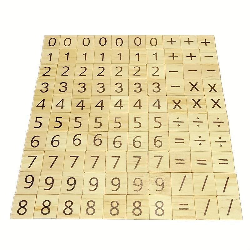 Wood Letter Tiles for Crafts and Games