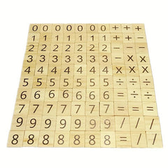 Wood Letter Tiles for Crafts and Games