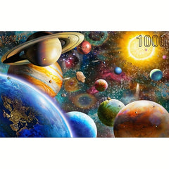 1000-Piece Space Puzzle for Kids & Adults, Educational Toy