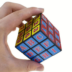 Kids Intelligence Magic Cube Toy Number Letter Smooth Cube Small Gift