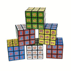 Kids Intelligence Magic Cube Toy Number Letter Smooth Cube Small Gift