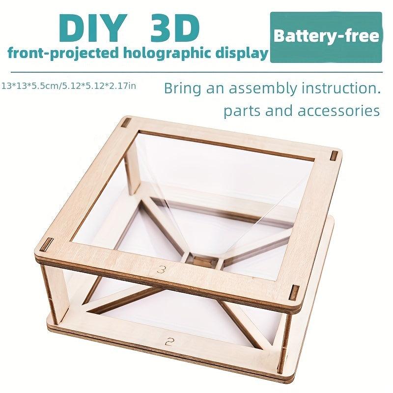 DIY 3D Holographic Projector Educational Toy for Kids