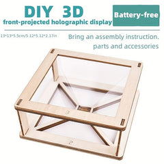 DIY 3D Holographic Projector Educational Toy for Kids