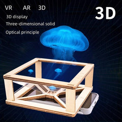 DIY 3D Holographic Projector Educational Toy for Kids