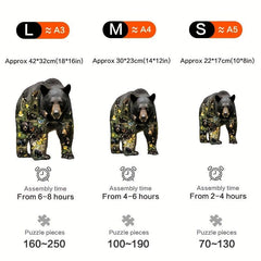 Challenging Bear Homeland Alien Animal Jigsaw Puzzle for Adults