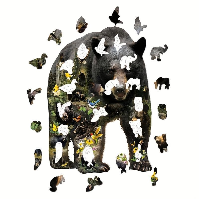 Challenging Bear Homeland Alien Animal Jigsaw Puzzle for Adults