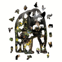 Challenging Bear Homeland Alien Animal Jigsaw Puzzle for Adults