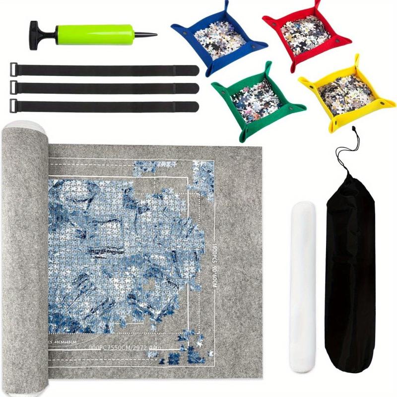 1500 Pieces Puzzle Pads Set Storage Puzzle Saver Non Slip Portable