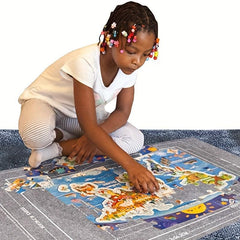1500 Pieces Puzzle Pads Set Storage Puzzle Saver Non Slip Portable