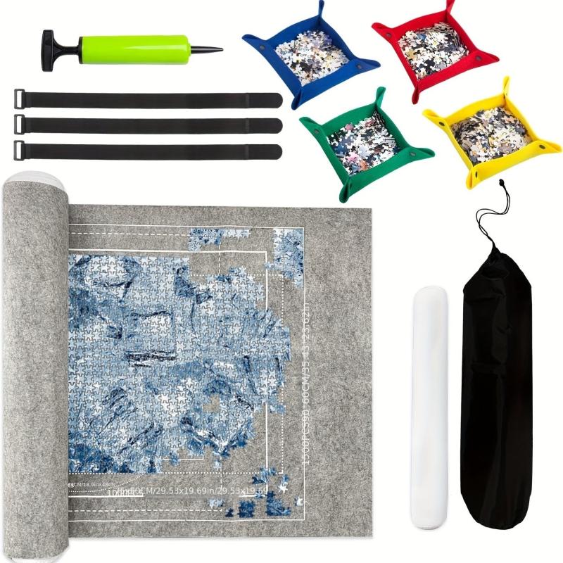 1500 Pieces Puzzle Pads Set Storage Puzzle Saver Non Slip Portable