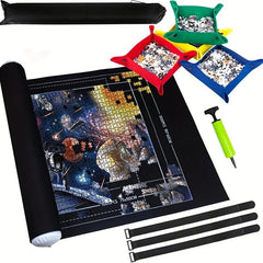 1500 Pieces Puzzle Pads Set Storage Puzzle Saver Non Slip Portable