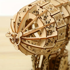 3D Wooden Airship Puzzle Table Decoration Model Toy