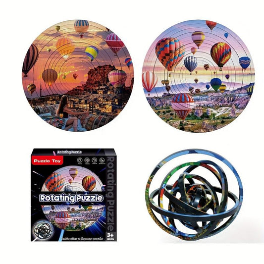 Creative Flip Puzzle Three-dimensional Rotating Toy