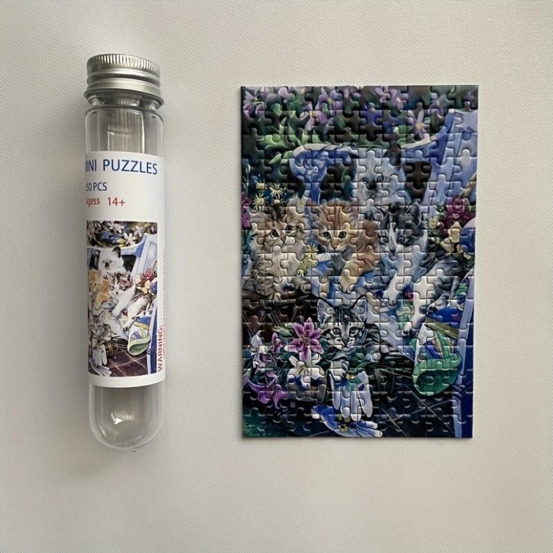 Mini Test Tube Puzzle Stress Relief Toy 150 Pieces