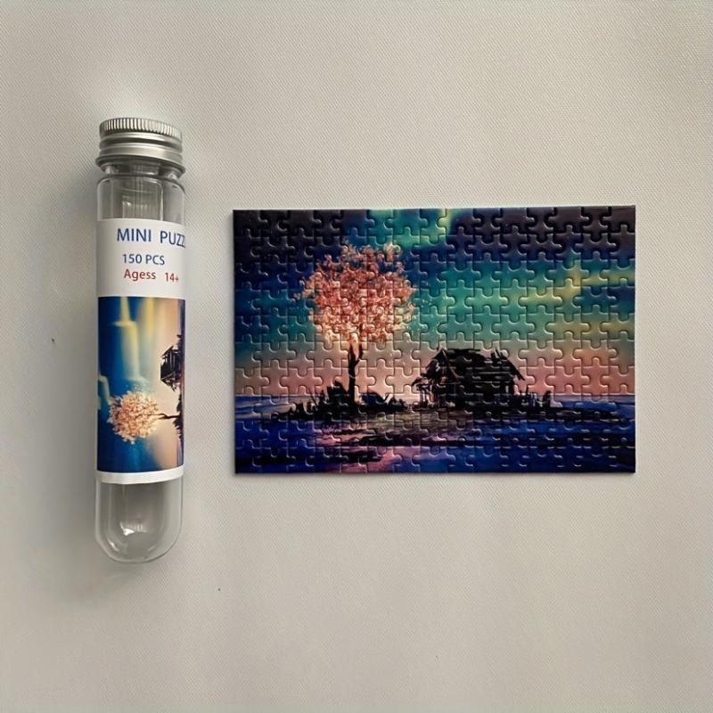 Mini Test Tube Puzzle Stress Relief Toy 150 Pieces