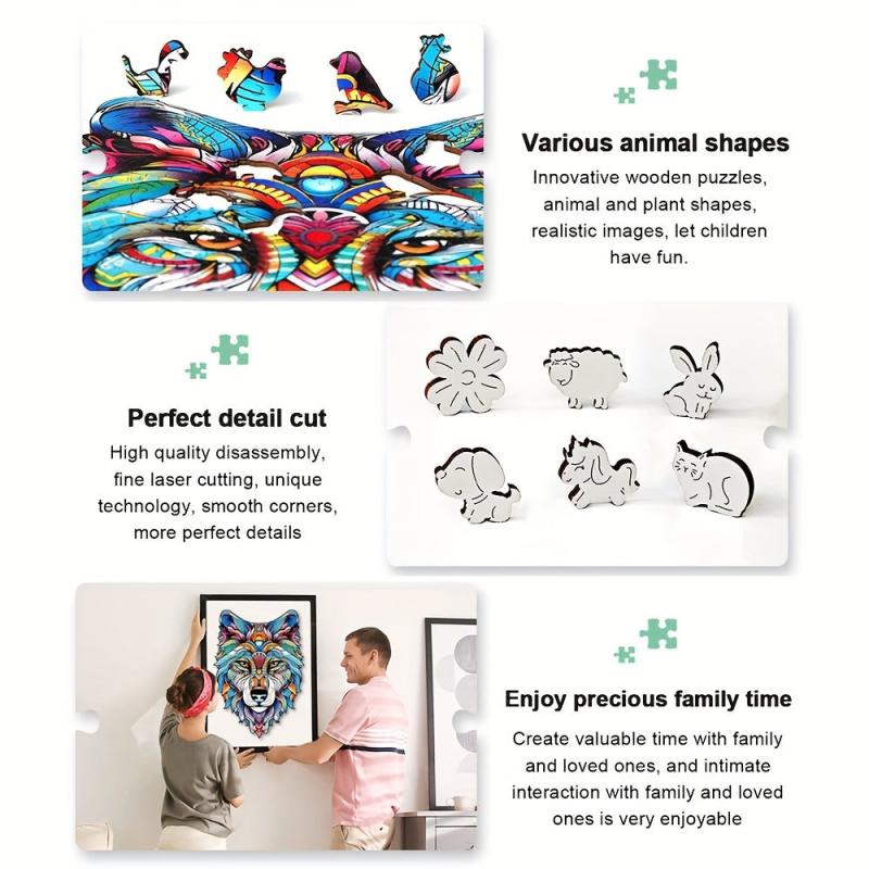 Owl Wooden Puzzle High Difficulty Challenging Gift Pack