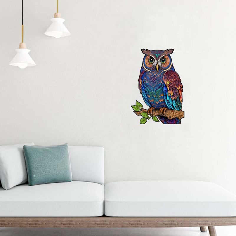 Owl Wooden Puzzle High Difficulty Challenging Gift Pack