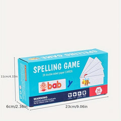 Kids Wooden Puzzle Spelling Word Game with 26 English Letters