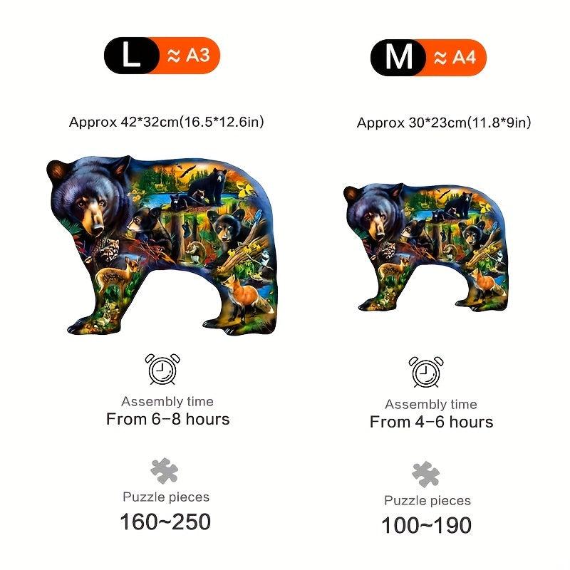 Challenging Bear-Infested Jigsaw Puzzle for Adults