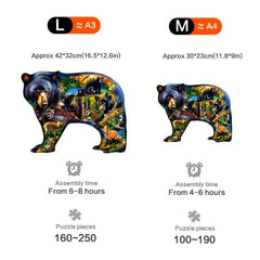 Challenging Bear-Infested Jigsaw Puzzle for Adults