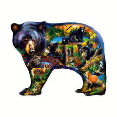 Challenging Bear-Infested Jigsaw Puzzle for Adults