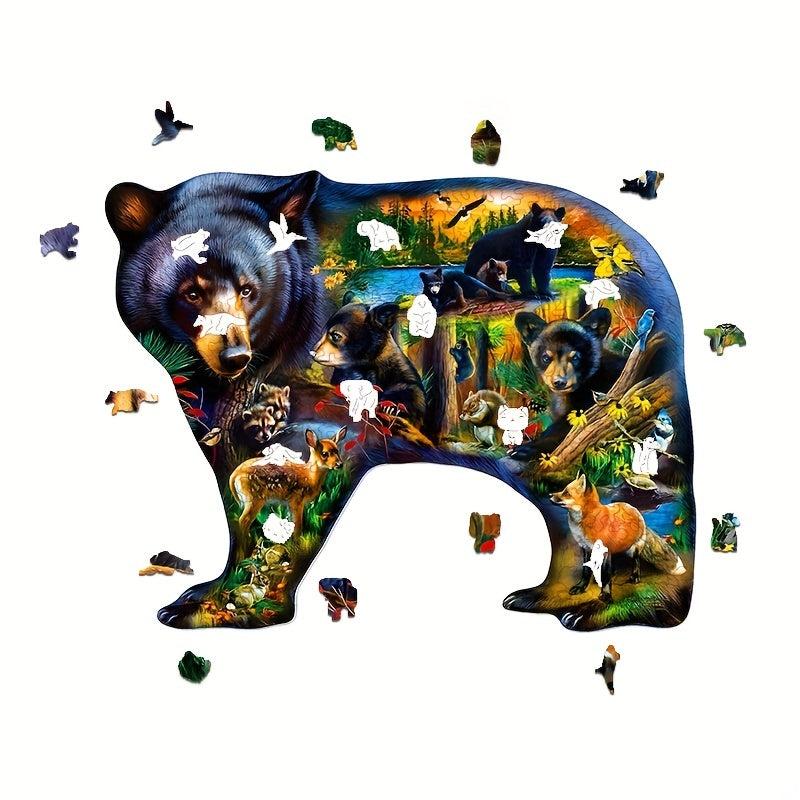 Challenging Bear-Infested Jigsaw Puzzle for Adults