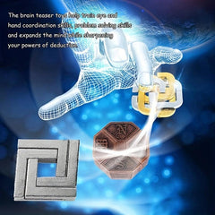 4pcs IQ Test Jigsaw Puzzle Mind Games Kids Adults Party Favors Challenge